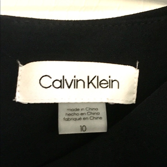 Stunning BNWT Calvin Klein Navy Dress Size 10 - Picture 2 of 3